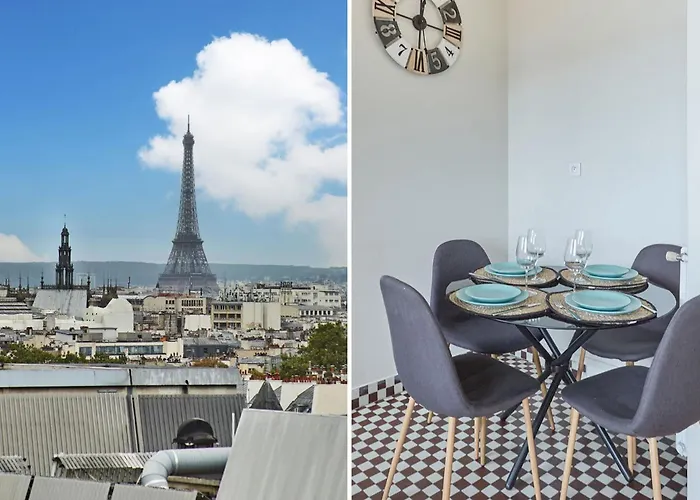 2 Bedroom Flat Centre De - Eiffel Tower View Appartamento Parigi